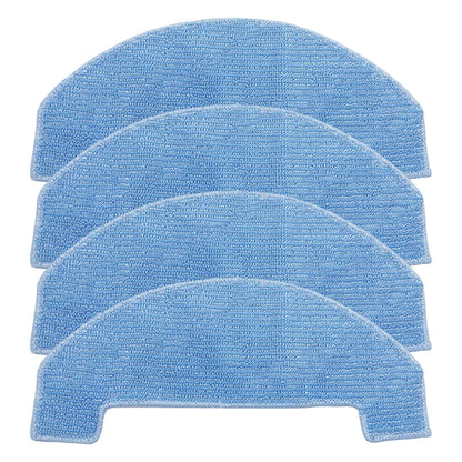 Mop Cloth Kit for ATVEL and For SmartGyro R80 Vacuum Cleaner Microfiber Material Choose Between 4 Pack or 10 Pack