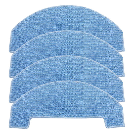 Mop Cloth Kit for ATVEL and For SmartGyro R80 Vacuum Cleaner Microfiber Material Choose Between 4 Pack or 10 Pack