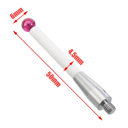 2Pcs Contact Probe For Renishaw A-5000-3709 CMM Probe Stylus 50mm Ceramic Stem - 6mm Ball 50mm CMM Touch Probe Stylus