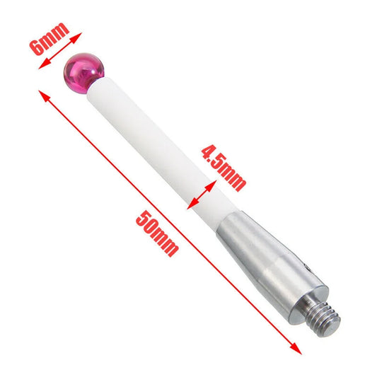 2Pcs Contact Probe For Renishaw A-5000-3709 CMM Probe Stylus 50mm Ceramic Stem - 6mm Ball 50mm CMM Touch Probe Stylus