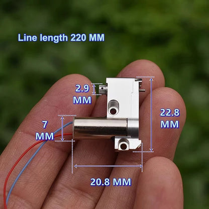 1/2Pcs CNC Aluminum Alloy DC 2V-3.7V 3V 49RPM Slow Speed 716 Coreless Motor Metal Gearbox Gear Motor 6g Car Boat Servo Engine