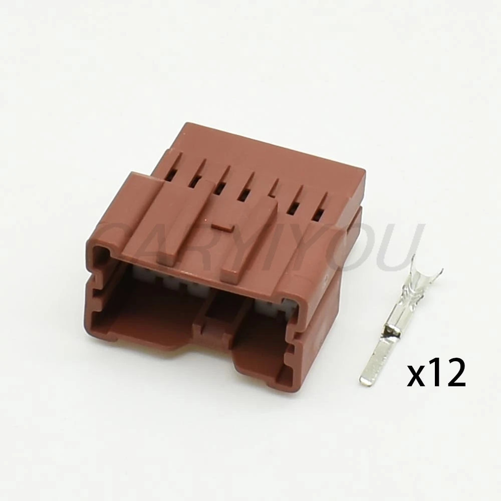 12 Pin Unsealed Connector 6098-6956 6098-6984 DJ7125B-2.2 with 15cm Wire Female Male