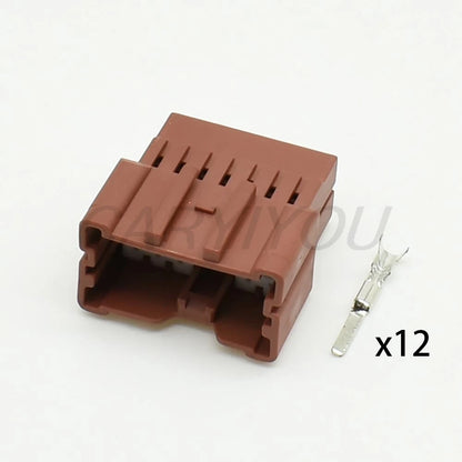 12 Pin Unsealed Connector 6098-6956 6098-6984 DJ7125B-2.2 with 15cm Wire Female Male