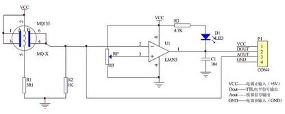 MQ Series Methane, Smoke & Gas Sensor Module Kit for Arduino DIY Electronics