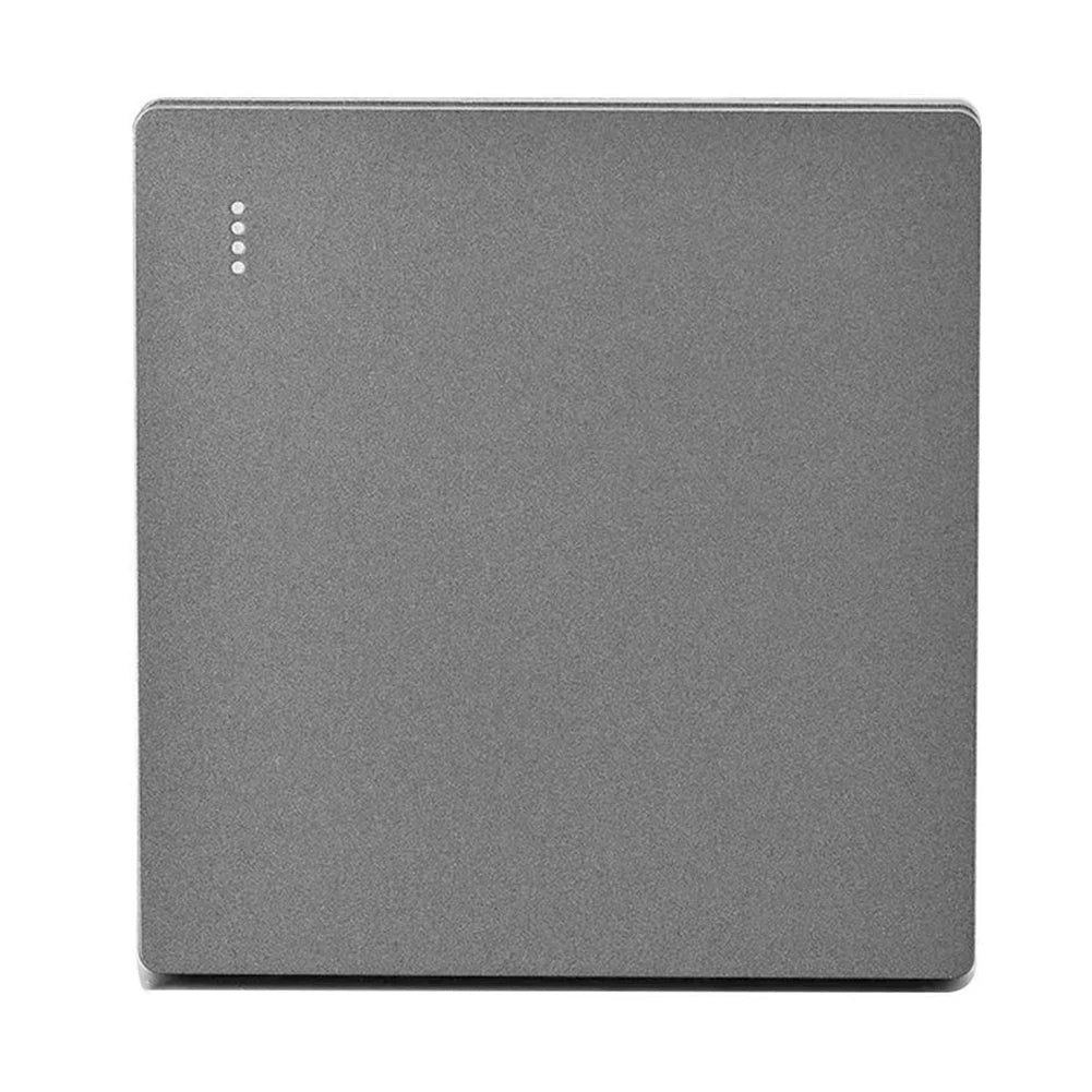 None Gray Button Switch Switches 1 2 3 Gang 86mm Flame Frameless PC Material Push Retardant Rocker Switch None