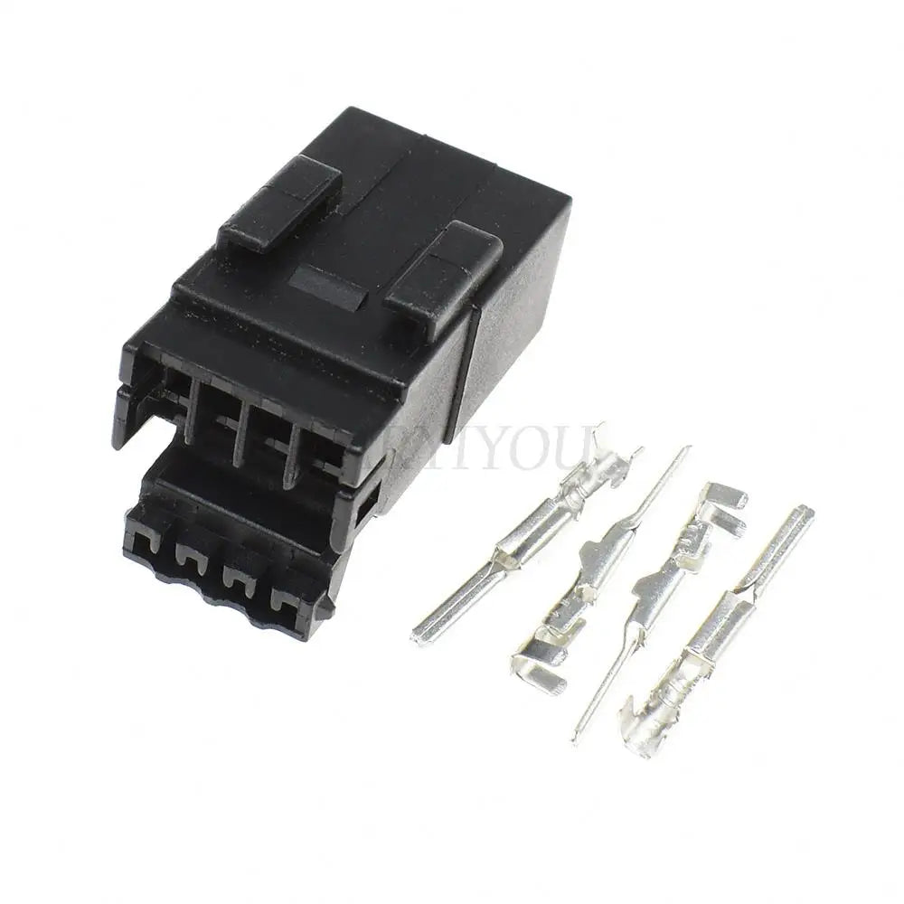 4 Pin Waterproof Connector 174929-1 174922-1 DJ7044Y-1.8 PA66 Black White Male Female