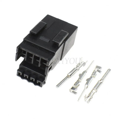 4 Pin Waterproof Connector 174929-1 174922-1 DJ7044Y-1.8 PA66 Black White Male Female