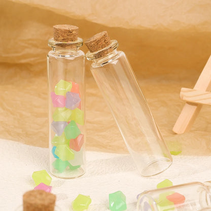 Mini Glass Bottles with Cork Stoppers — 5ml to 20ml Vials, 10pcs