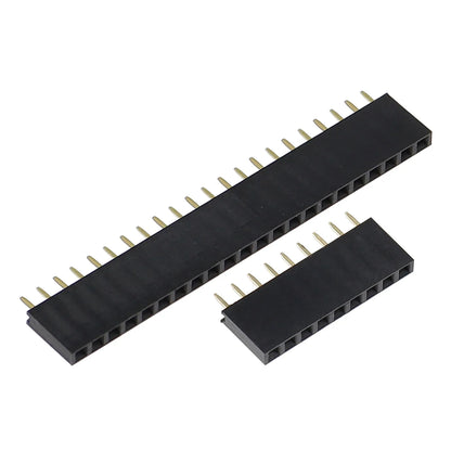5PCS Single Row Female Pin Header Socket 2.54mm Pitch 1-40P Connector