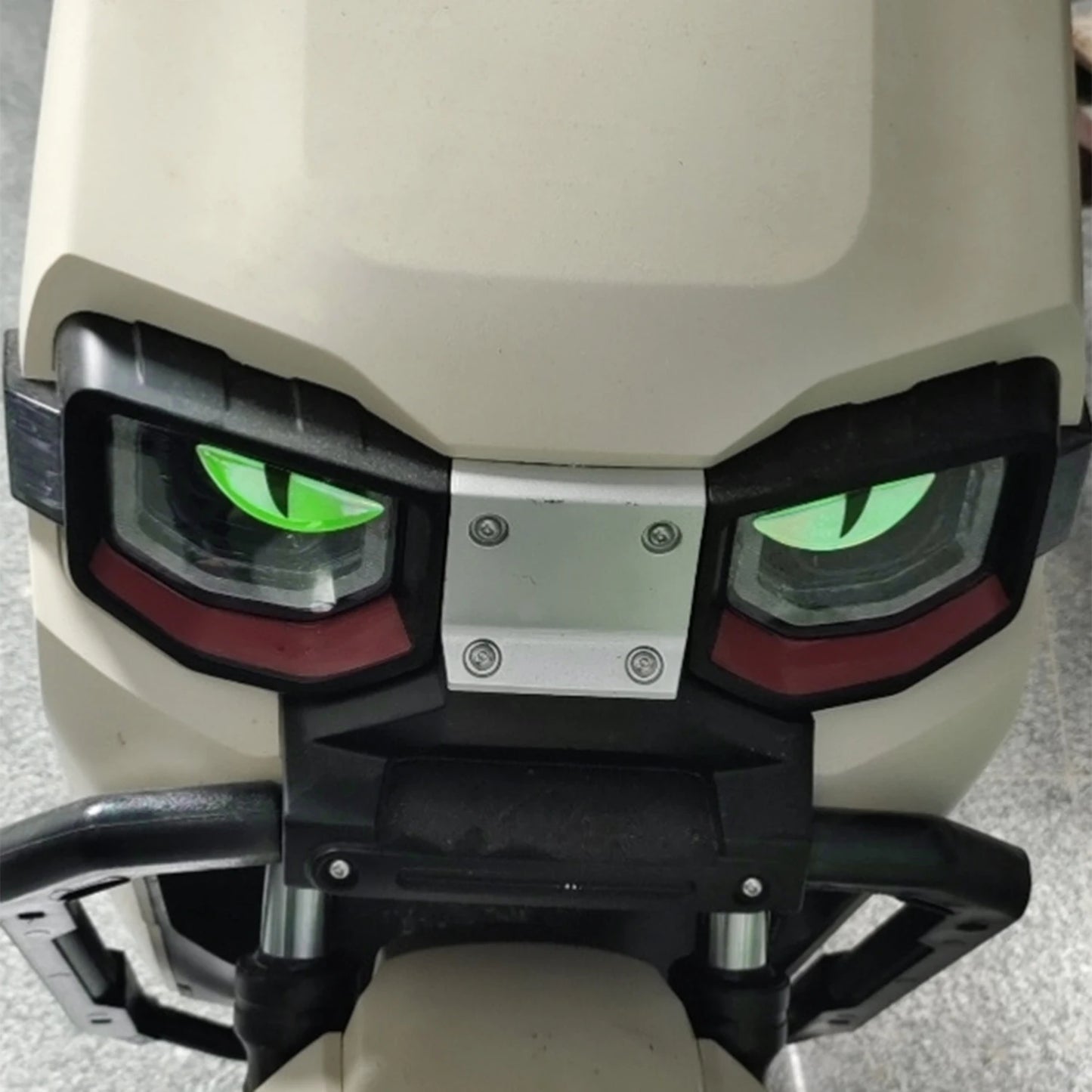 3D Devil Eye Motorcycle Scooter Windshield Night Sticker Decorative