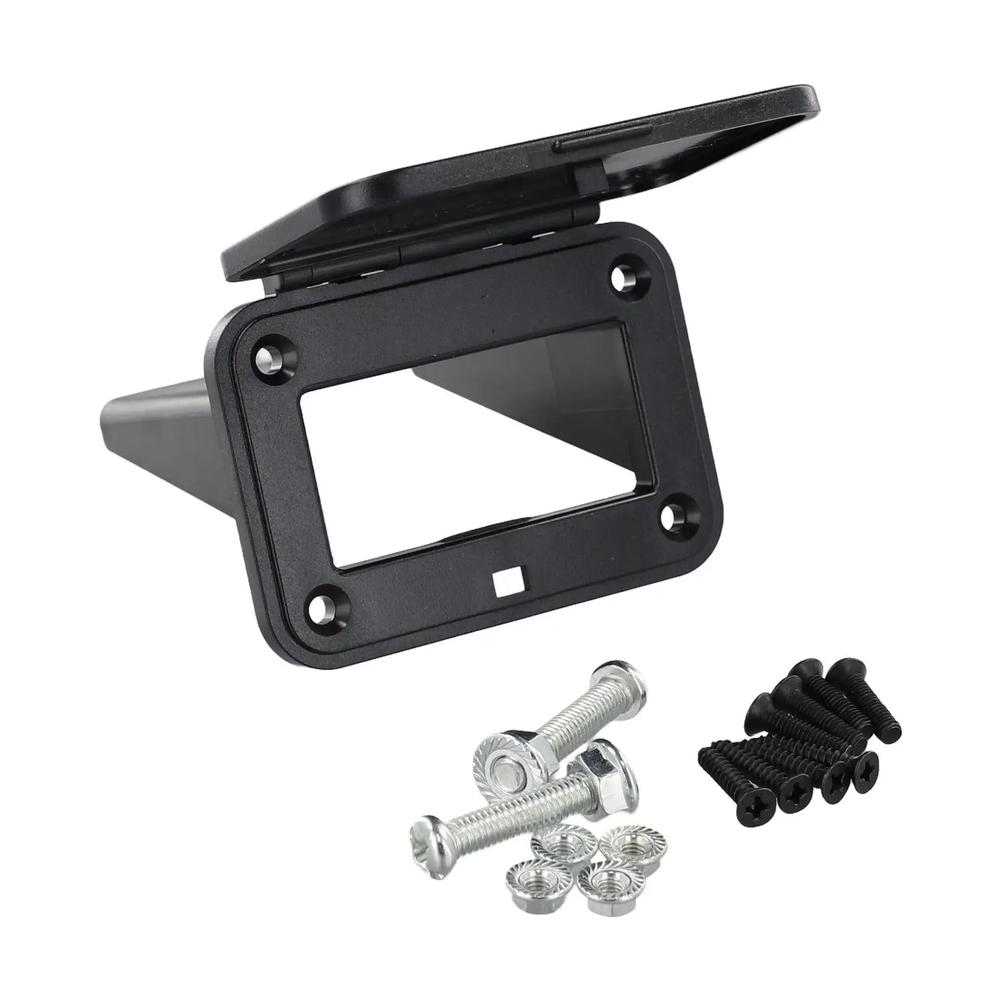 175A Anderson Plug Connector Flush Mount Bracket Panel Cover for Caravan Base Installation Wire Connectors