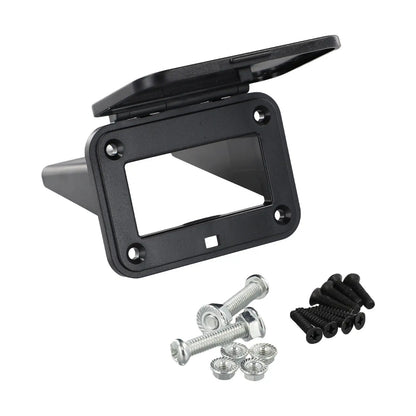 175A Anderson Plug Connector Flush Mount Bracket Panel Cover for Caravan Base Installation Wire Connectors