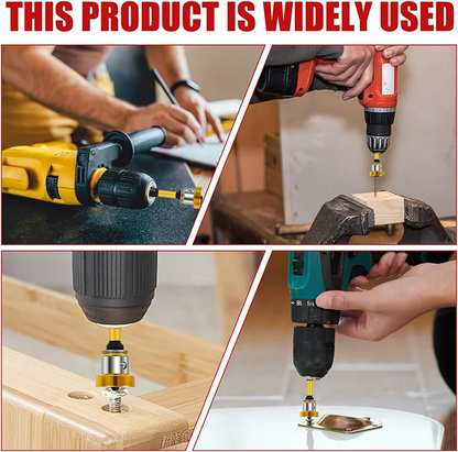 Magnetic Plasterboard Screws Cross Positioning Screwdriver Bits Drywall Screw Depth Setter Locating Batch Head Drilling Tools