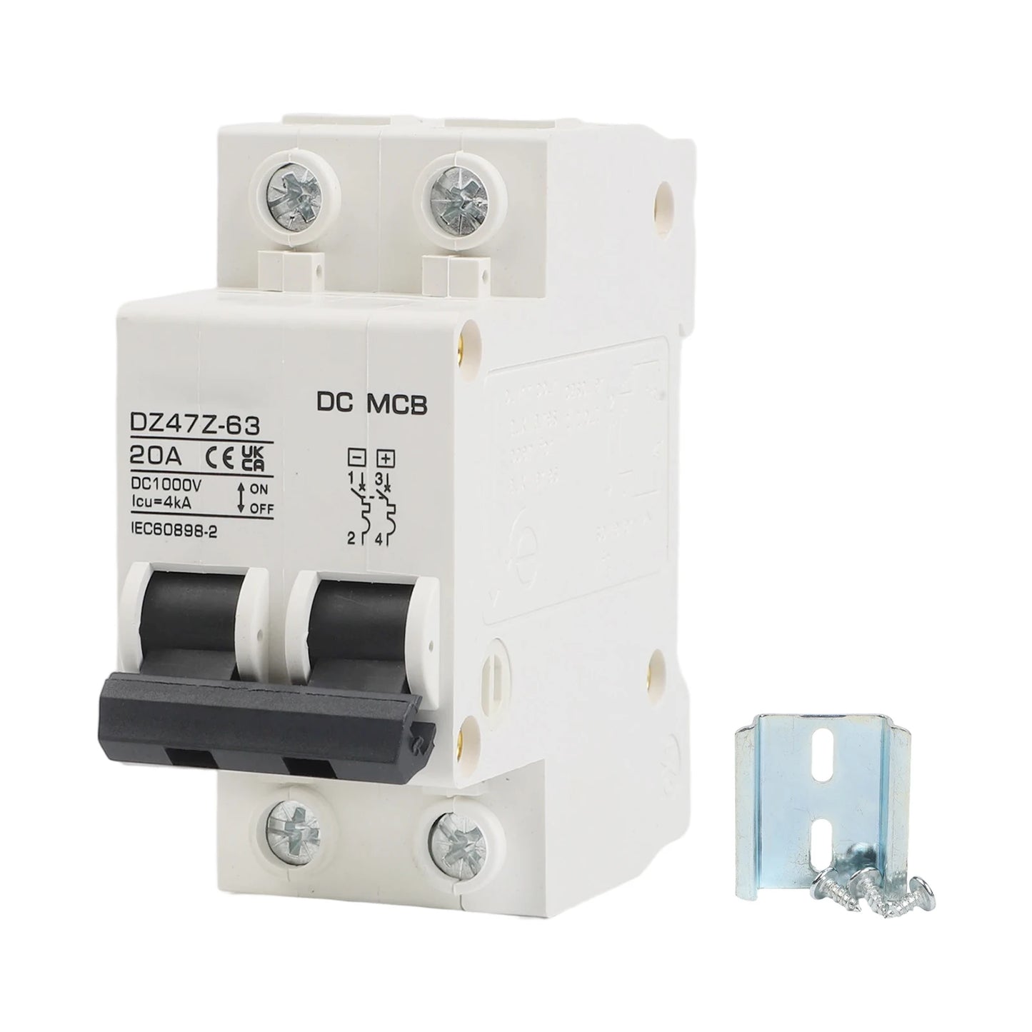 DC Power Supply 1000V Isolator Rated Current 32A Dc Circuit Breaker For Solar System Power Distribution Facilities