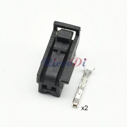 Automotive 2 Way 0.6mm Series Unsealed Seat Ventilation Connector Plug Female Male