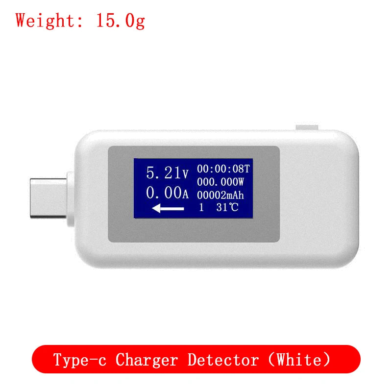 10-in-1 USB Digital Tester Voltmeter Ammeter for Power Bank & Charger