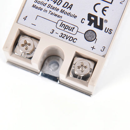 New Industrial Solid State Relay SSR 40A with Protective Flag SSR-40DA 40A DC control AC