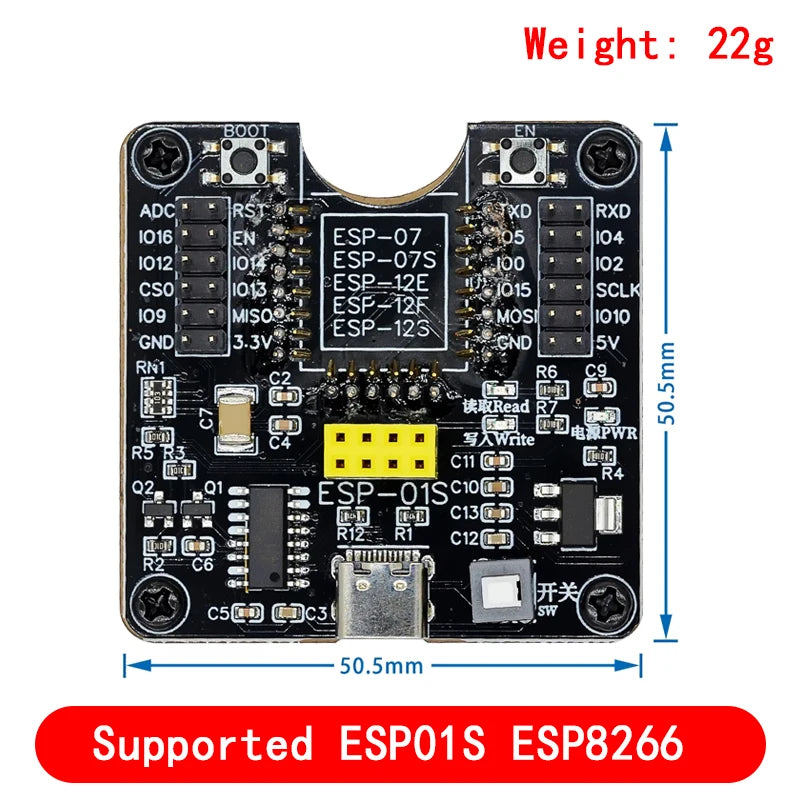 ESP32/ESP8266 Development Board Programmer Socket Downloader for ESP Modules