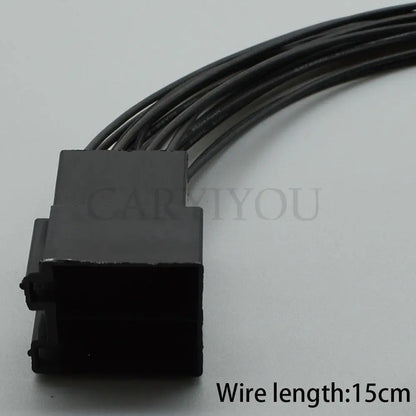 16 Pin 3.5mm ISO Auto Audio Connector DJ7162A-3.5-11 DJ7162A-3.5-21 PA66 Male Female