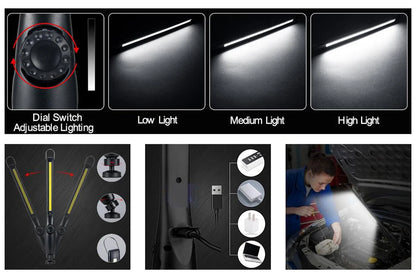 700LM COB LED Flashlight USB Rechargeable Magnetic Work Light Powerful Portable Lanterna Built In Battery 3000Mah Camping Torch