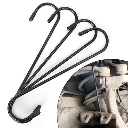 Car Brake Caliper Hooks Auto Brake Caliper Hangers Hooks with Rubber Tips Universal Tools for Brake Bearing Axle Suspension Work