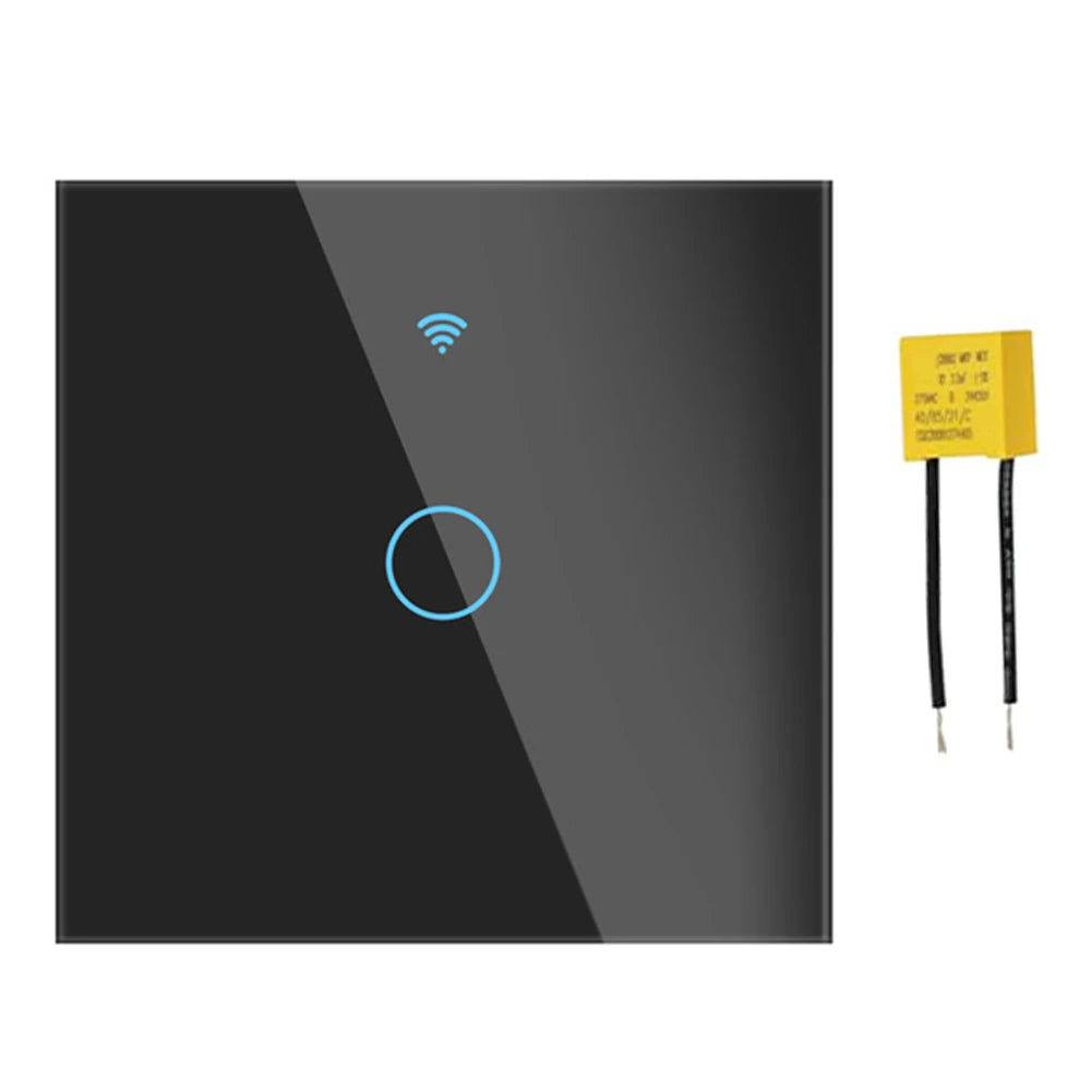 86*86*35mm Touch Control Switch Capacitor For No-Neutral Easy Installation Energy-saving Timer For Lighting Control