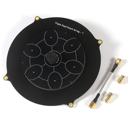 165mm Antenna Image Transmitter 14dBi Gain 150mm Triple Feed Patch 5.8Ghz For Pagoda Array FPV Antenna Image Transmitter
