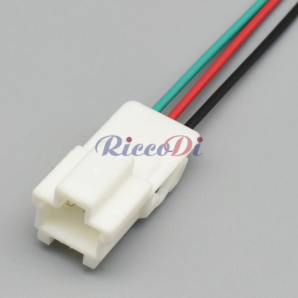 3-Pin Unsealed Auto Connector 7122-7830 / 7123-7830 Wiring Harness Socket with 15cm Wire
