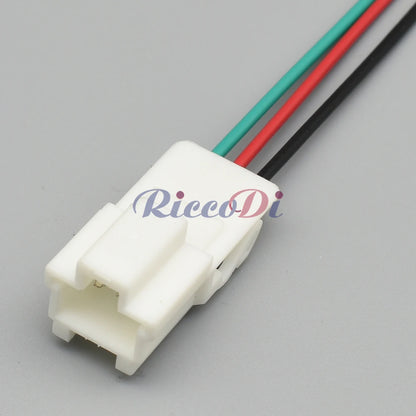 3-Pin Unsealed Auto Connector 7122-7830 / 7123-7830 Wiring Harness Socket with 15cm Wire