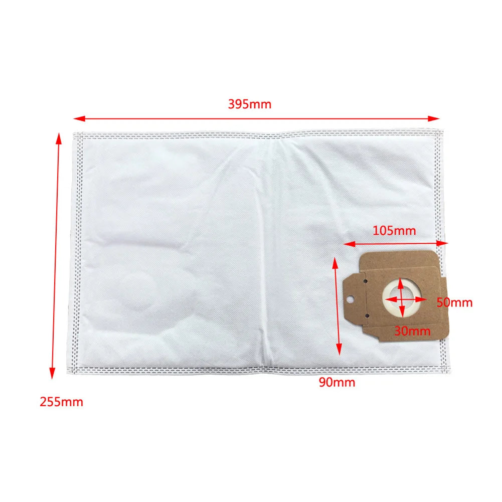 Replacement Dust Bags for Floor & Home Cleaning, Large Capacity, Sturdy Design with Comprehensive Filtration