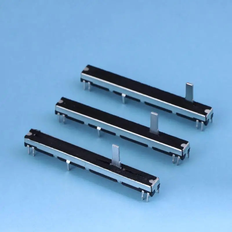 1pcs 75mm Straight Slide Potentiometer 8Pins A103 Double Fader A10K Soundcraft EFX8 Fader A10Kx2 A20KX2 A50KX2 B10KX2 A103 A203