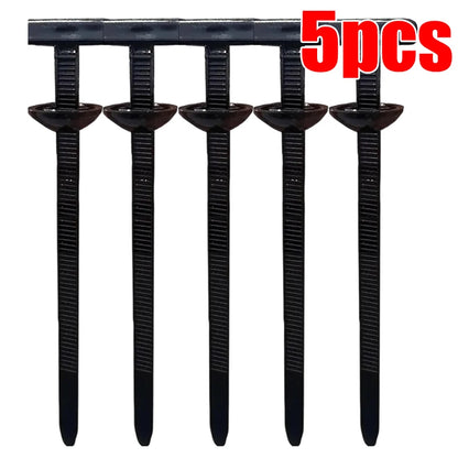 Self-Locking Nylon Cable Tie 2x9cm Large Zip Fastening Ties Black 100pcs