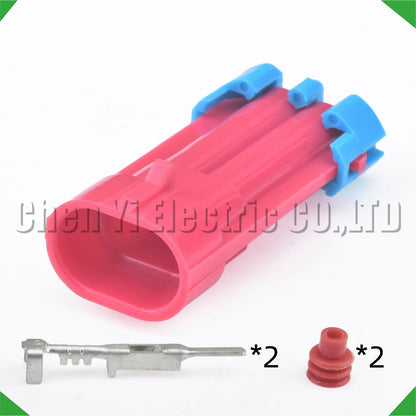 2 Pin Waterproof ABS Sensor Connector 12052643 12052641 12162343 18AWG 15cm for Chevrolet