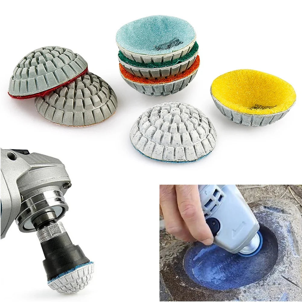 Stone Detailing Aperture 10mm, 14mm Polishing Pad Construction Polishing Pads Abrasive Tool Extended Service Life