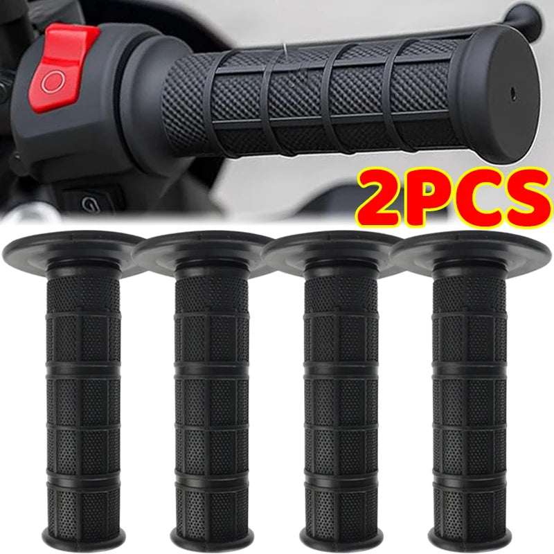 Universal Soft Silicone Motorcycle Handlebar Grips Anti Slip Gel Handle Bar Cover Dirt Bike Motocros Scooter Shock Absorb Sleeve