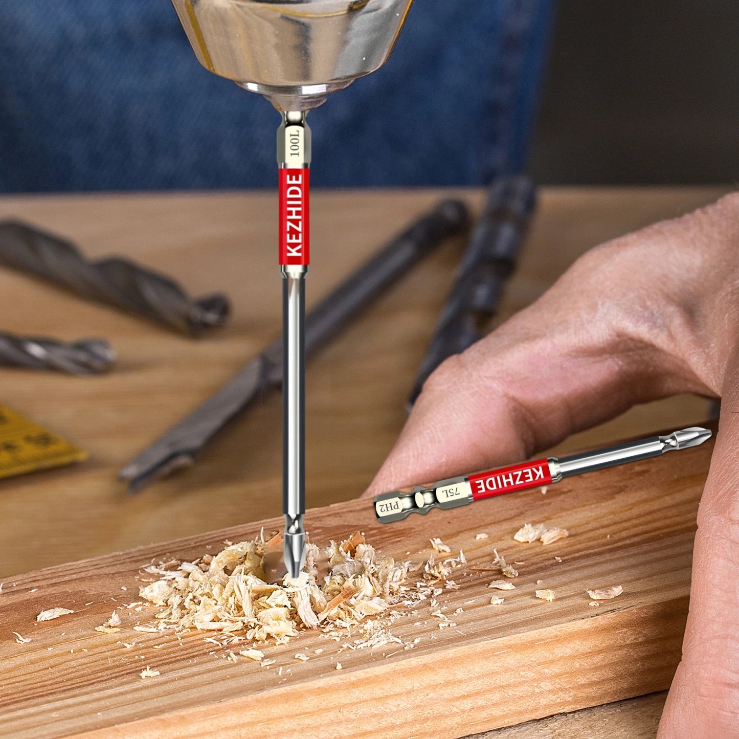 Magnetic Screwdriver Drill Bit Set Alloy Steel Impact Resistant Tips