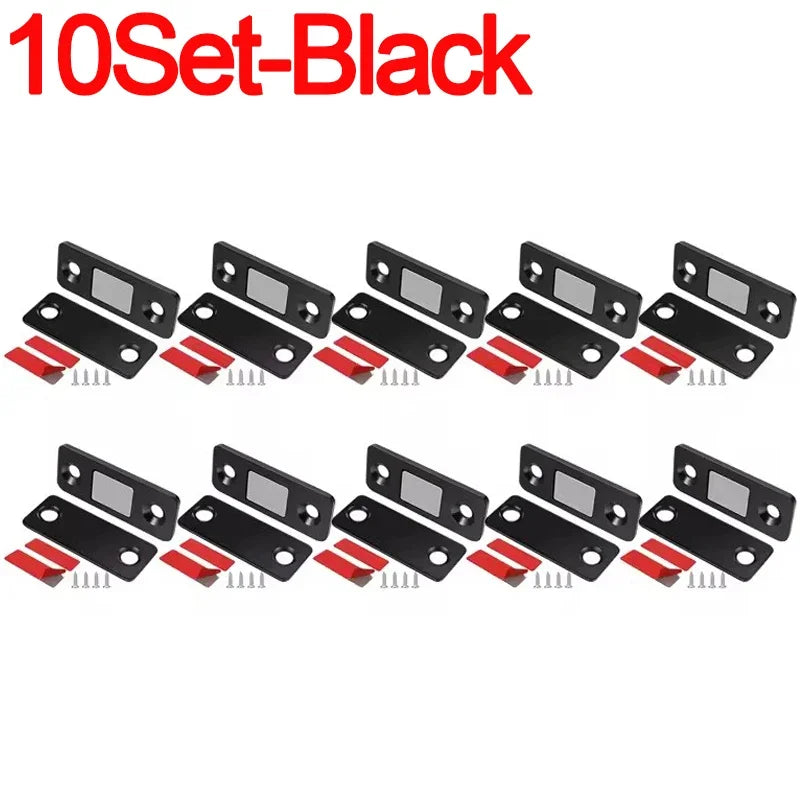 Wholesale Magnetic Door Catch Ultra-Thin Cabinet Catches Door Closed Magnets Sheet Adhesive Closet Drawer Window Magnet Latches