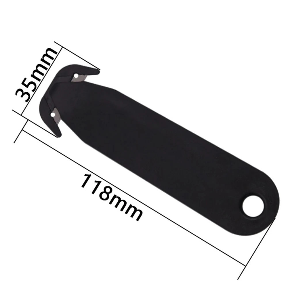 4PCS Double-edged Safety Box Cutter Blade MultiTool Film Cutting Art Paper Cutter For Home Kitchen Warehouse