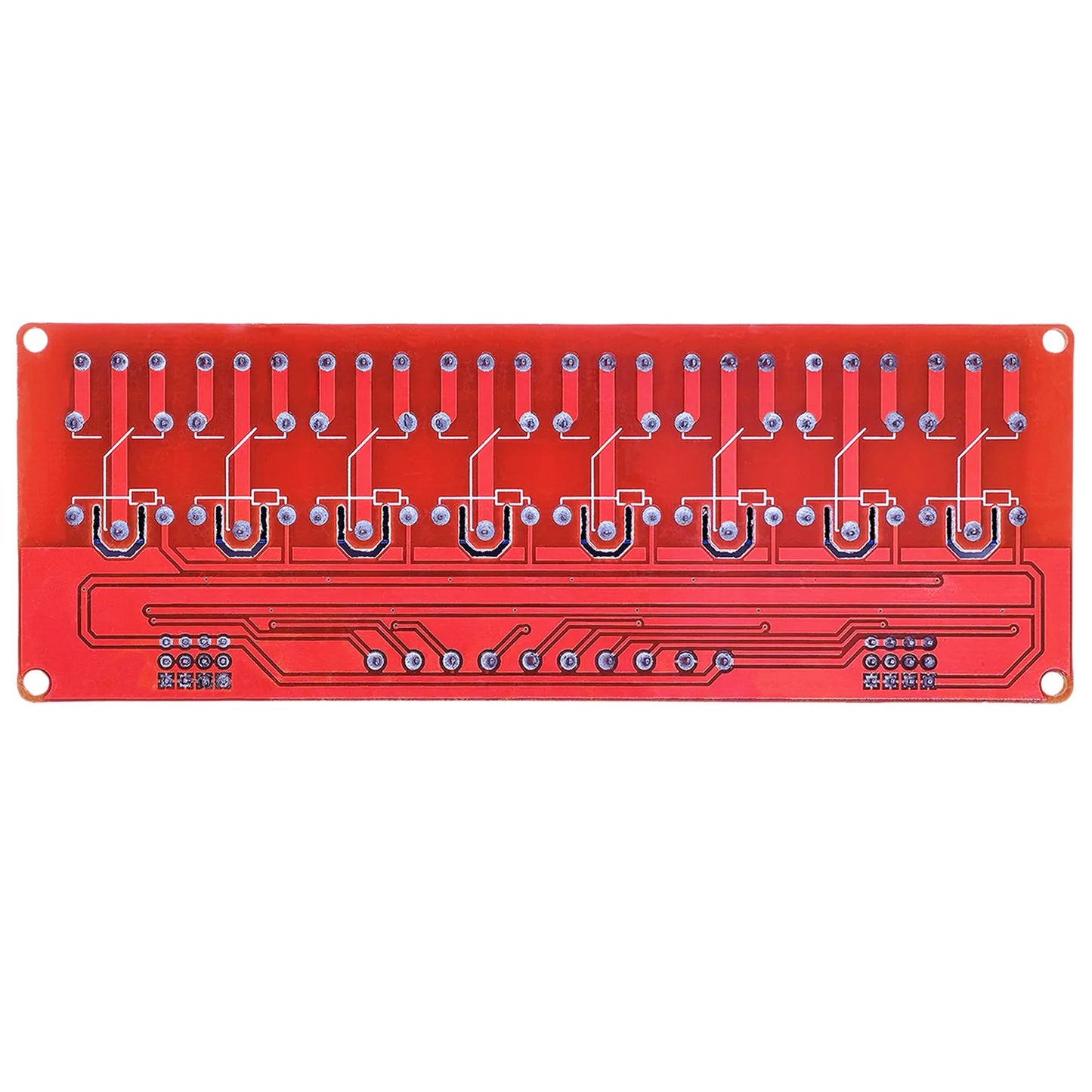 8-Channel 5V/12V/24V Relay Module with Optocoupler for Arduino & Raspberry Pi High/Low Level Trigger