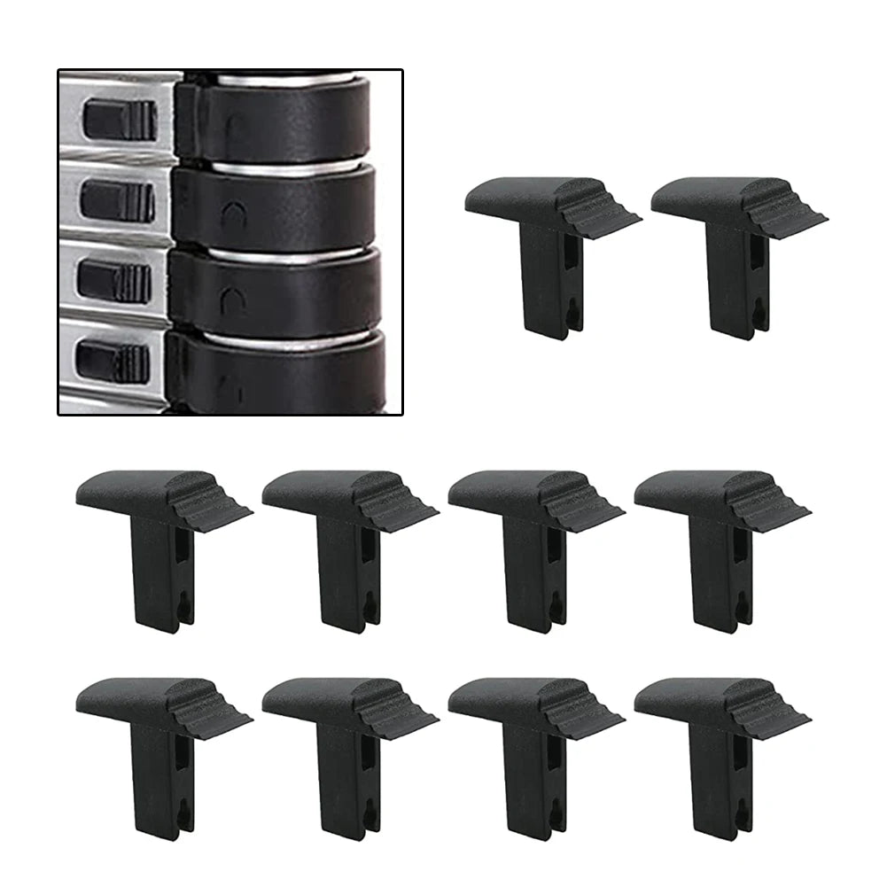 10pcs Telescopic Extension Ladder Lock Plastic Switch Button Replacement 32.5*14.5*22.5mm/1.27*0.57*0.88'' Switch Buttons