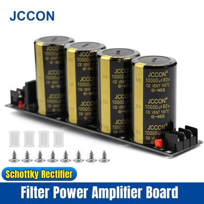 Class A Power Amplifier Board with 6 Capacitors 120A Power Supply for DIY Projects