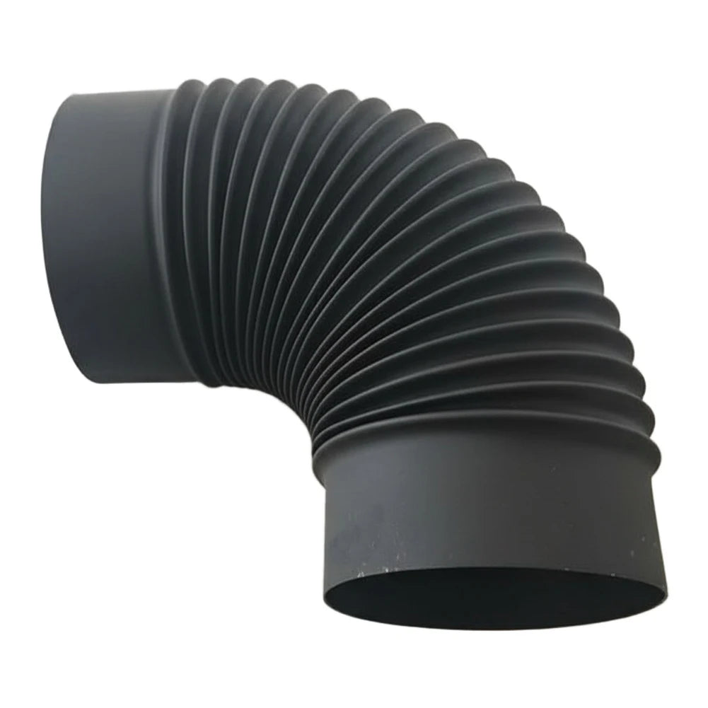 Stainless Steel Elbow Pipe 90 Degree Angle for Fireplace and Stove to Optimize Smoke Flow and Ventilation Setup