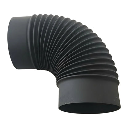 Stainless Steel Elbow Pipe 90 Degree Angle for Fireplace and Stove to Optimize Smoke Flow and Ventilation Setup