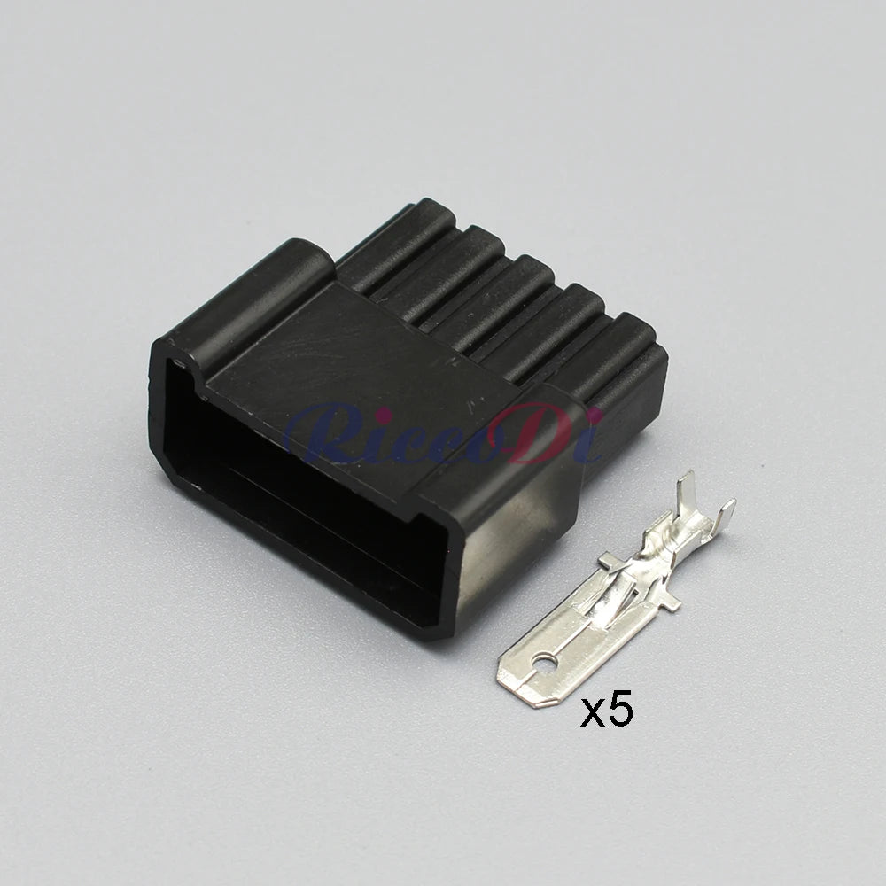 5-Pin Citroen Glass Lift Switch Connector DJ7051-6.3-11 Male Plug PA66 High Current