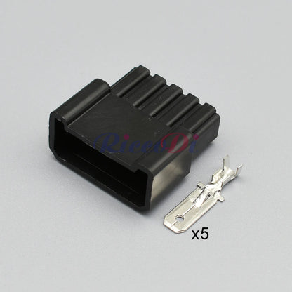 5-Pin Citroen Glass Lift Switch Connector DJ7051-6.3-11 Male Plug PA66 High Current