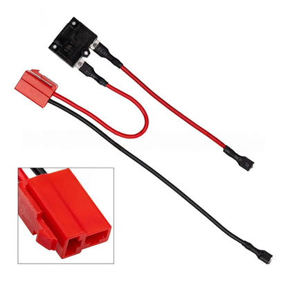 Fuse Battery Harness Ride-On Toy Battery Harness Red black Replacement Battery Harness Connector Accessory Reliable Performance