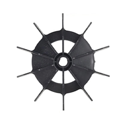 Plastic Replacement Fan Blade for Air Compressor Compatible with Direct Online Motor Features Low Noise and Stable Structure