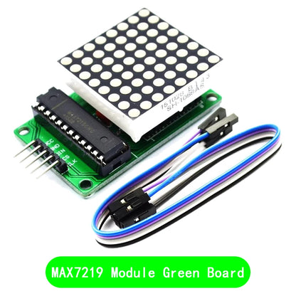 MAX7219 4-in-1 Dot Matrix Display Module with 5-Pin Interface for Arduino Microcontroller Projects