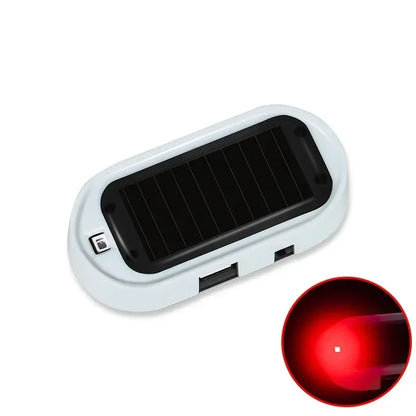 Solar Powered Fake Security Alarm LED Flashing Anti-Theft Light 2/1PCS