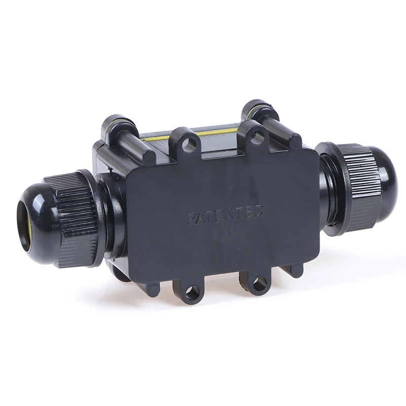 2 Way Waterproof Junction Box IP68 for Outdoor Lighting Cable
